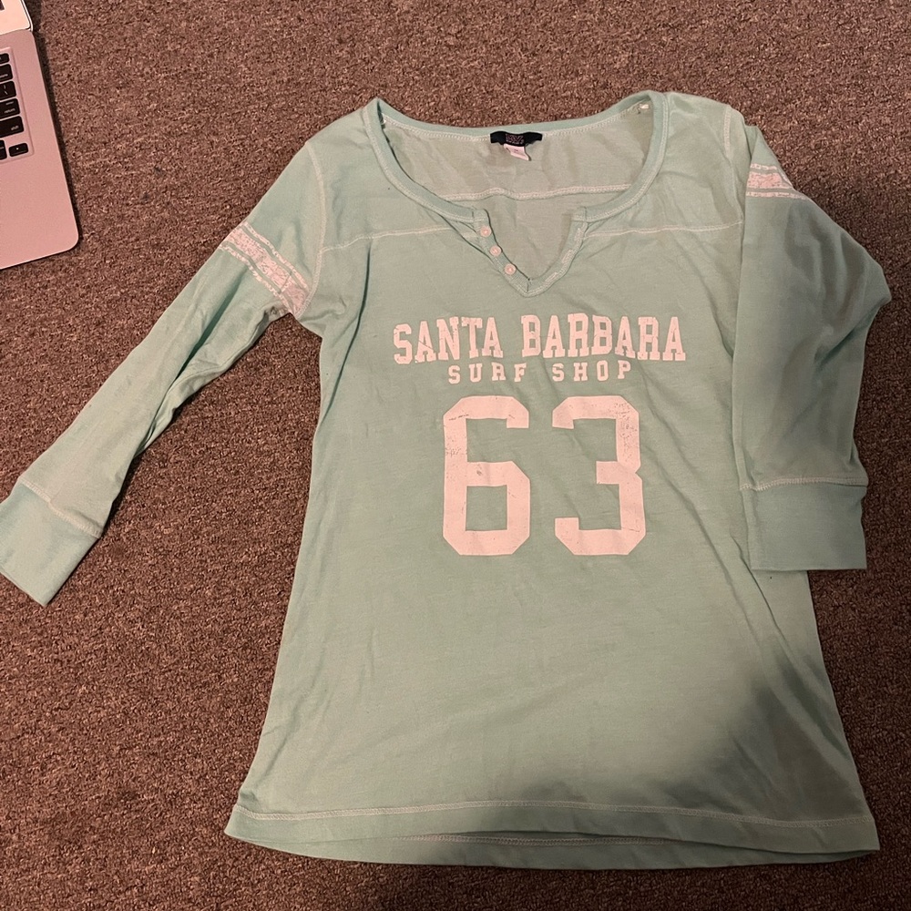 Santa Barbara surf shop 3/4 sleeve!